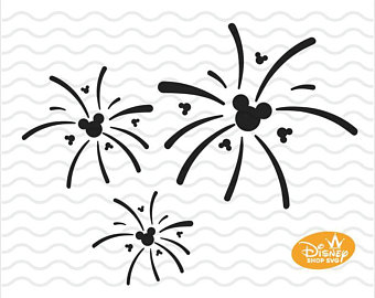 fireworks clipart mickey
