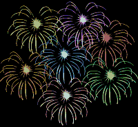 fireworks clipart motion