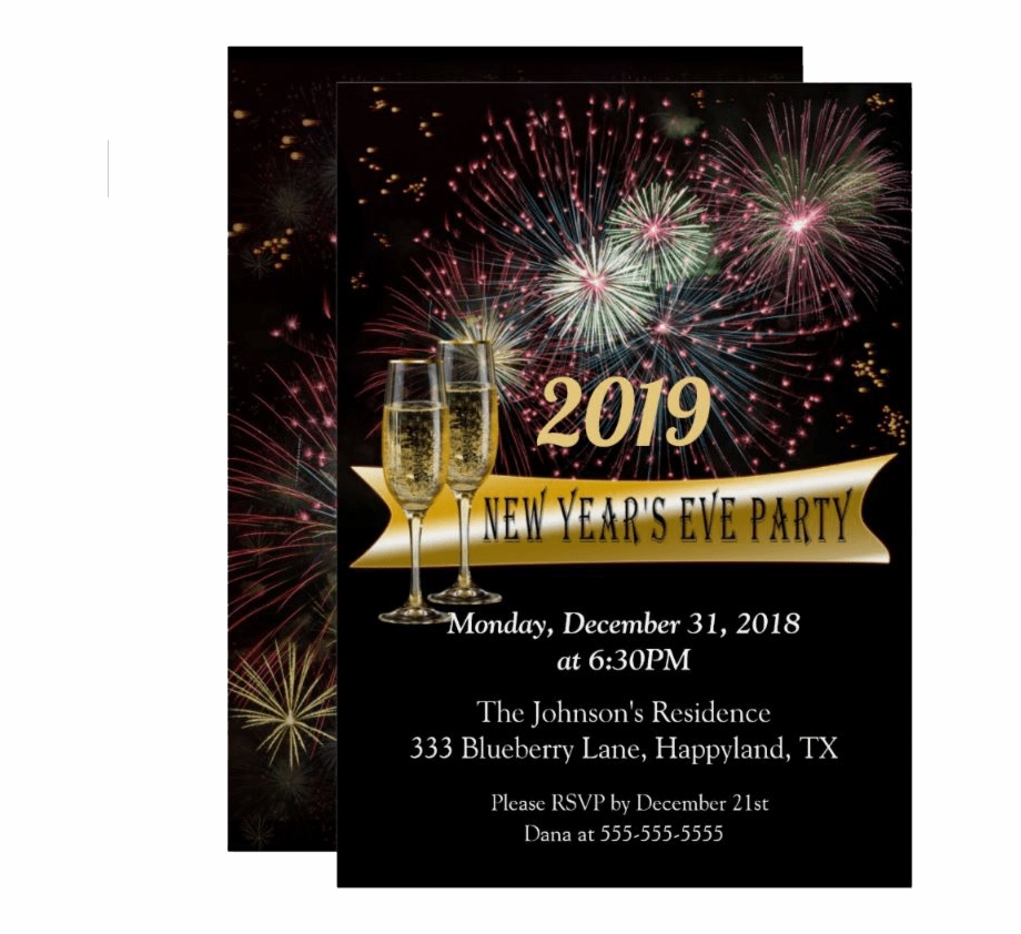 Fireworks clipart new year firework. S eve party invitation