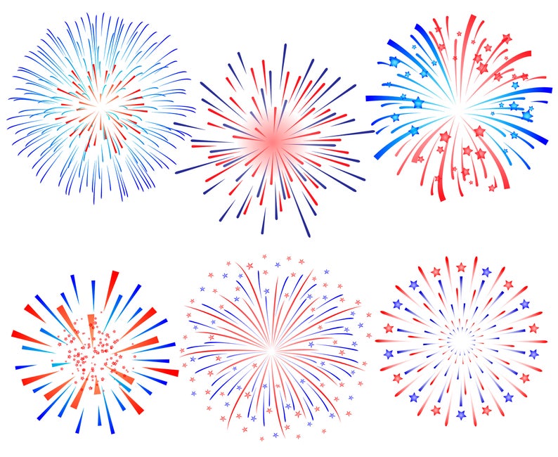 fireworks clipart patriotic firework
