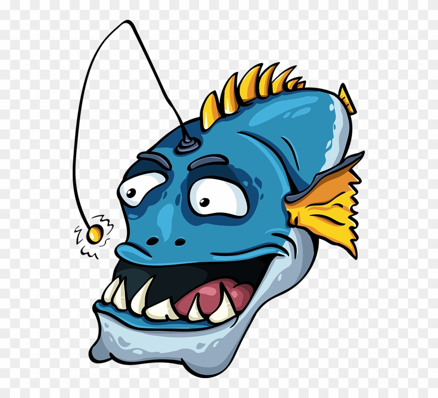 fish clipart character