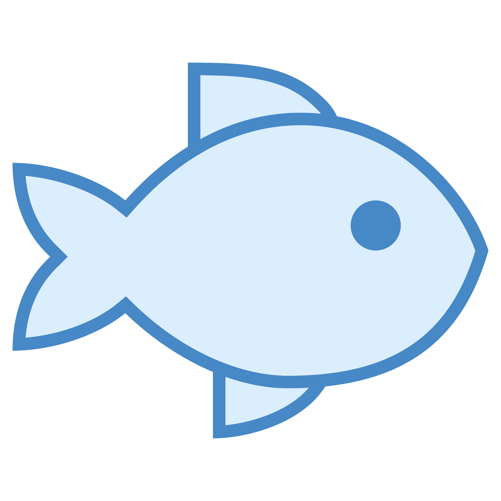 Fish clipart icon. Pokarm dla ryb free