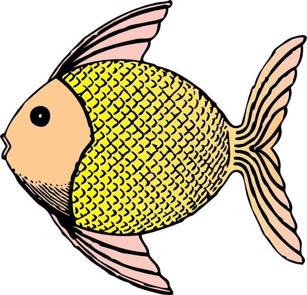 Tropical with scales clip. Fish clipart name