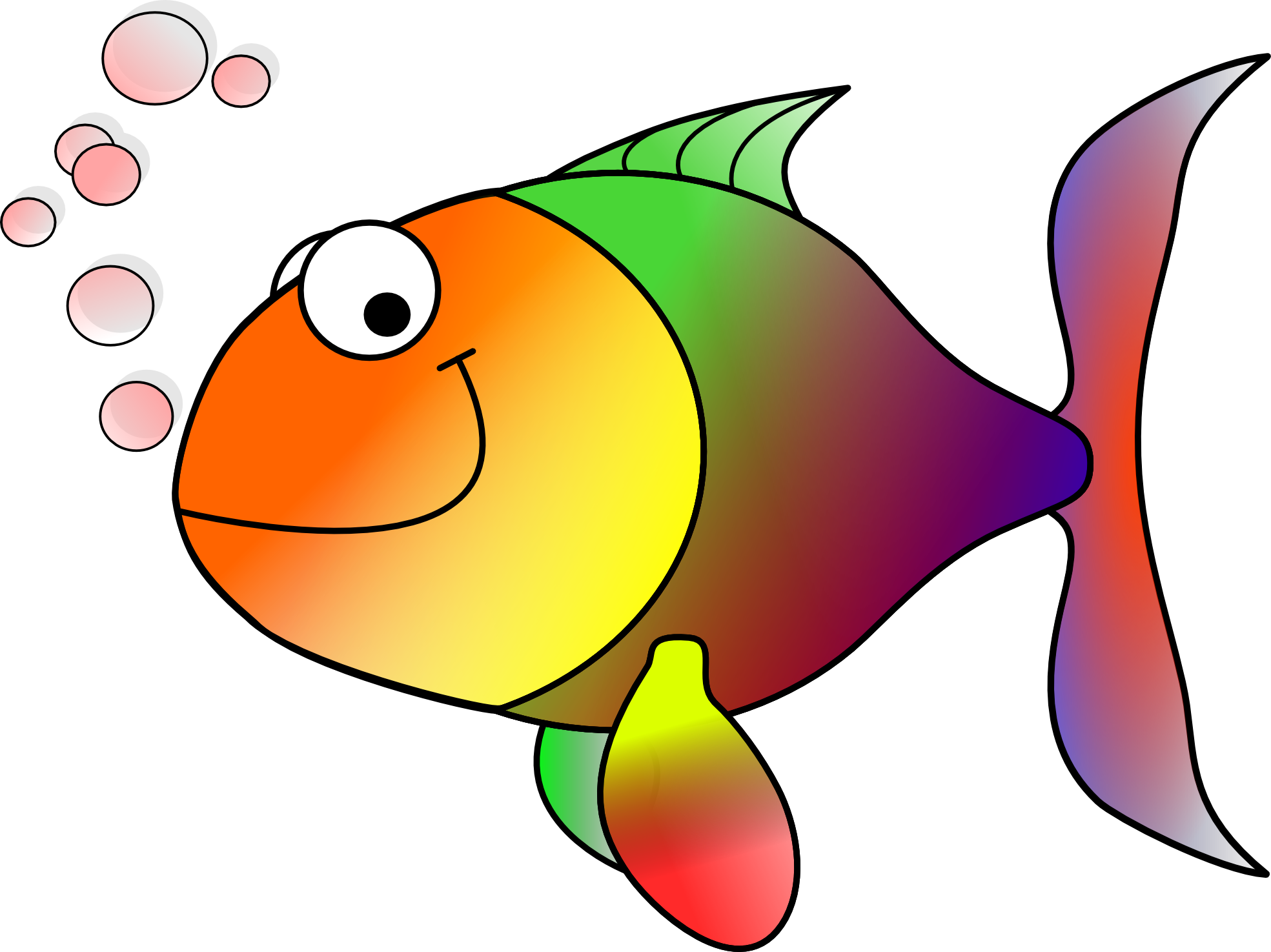 Fish clip art free. Kindergarten clipart weather