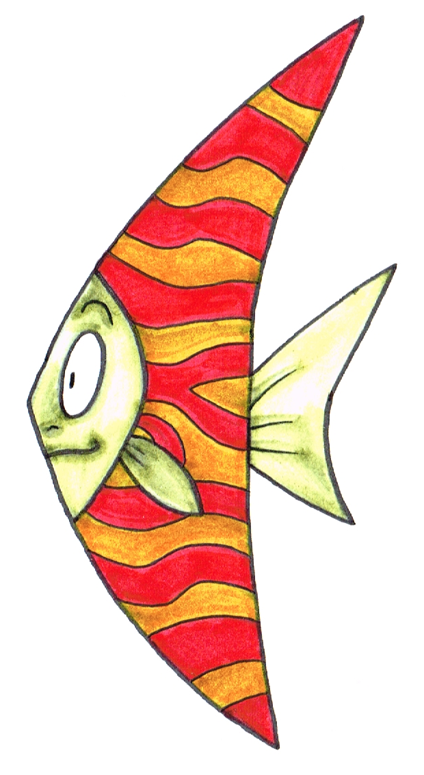 fish clipart triangle