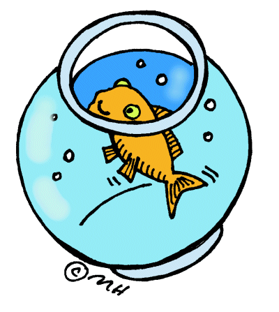 fishbowl clipart feed the fish