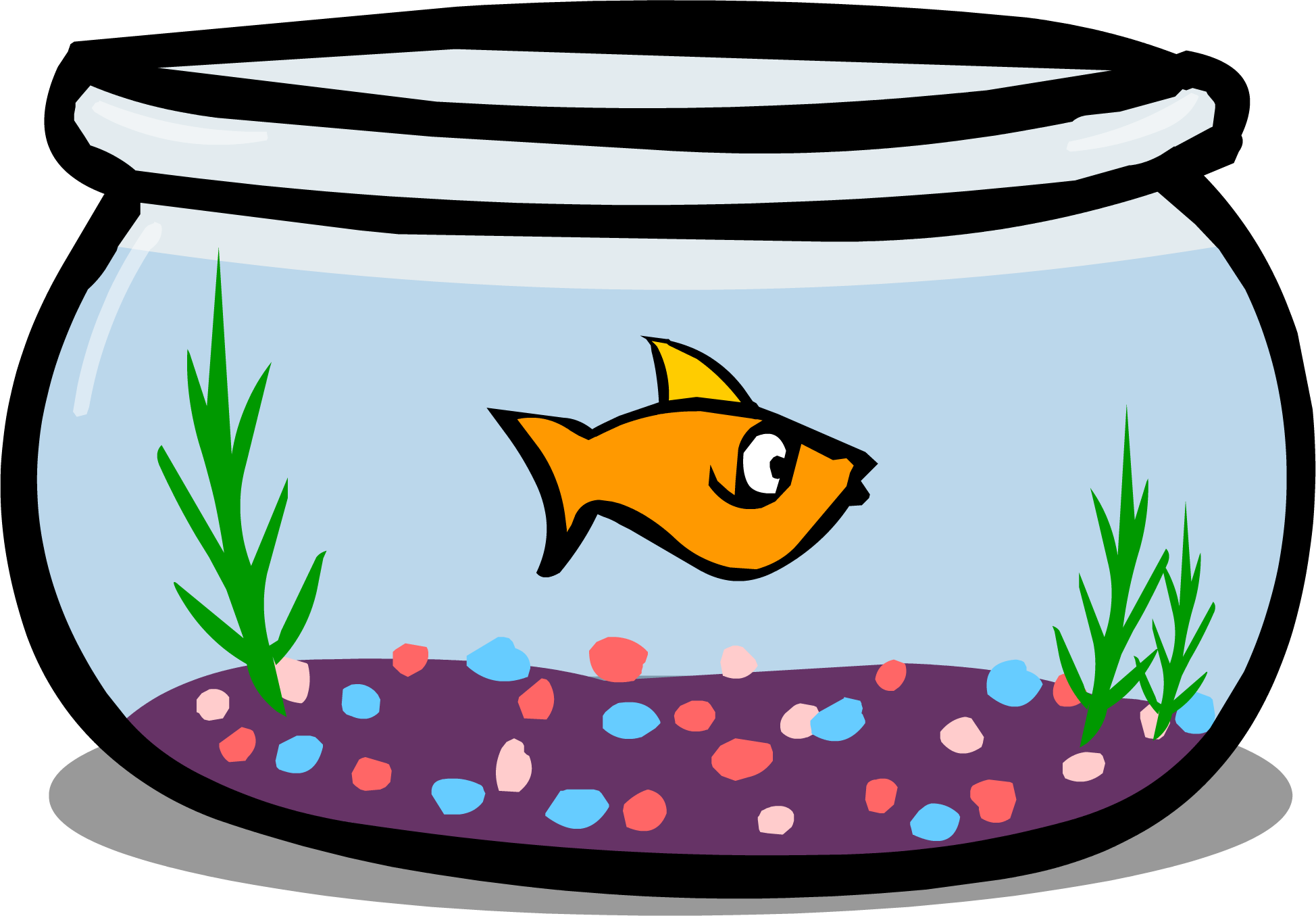 fishbowl clipart fish feeder