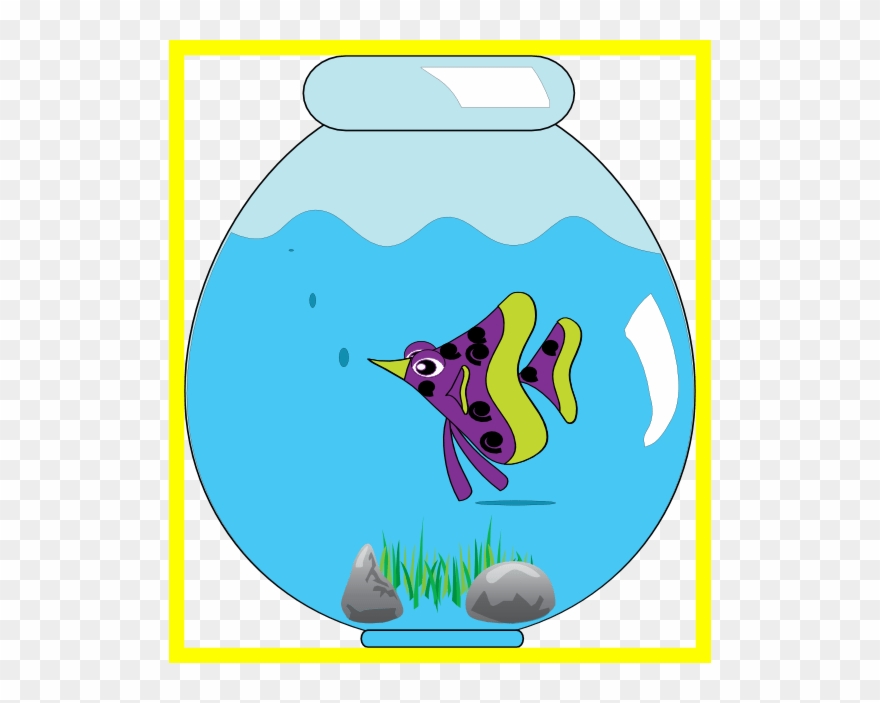 Image black and white. Fishbowl clipart fish jar