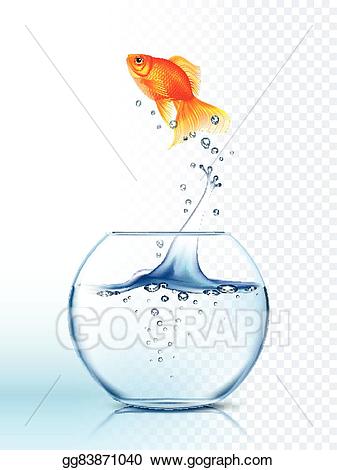 fishbowl clipart golden fish