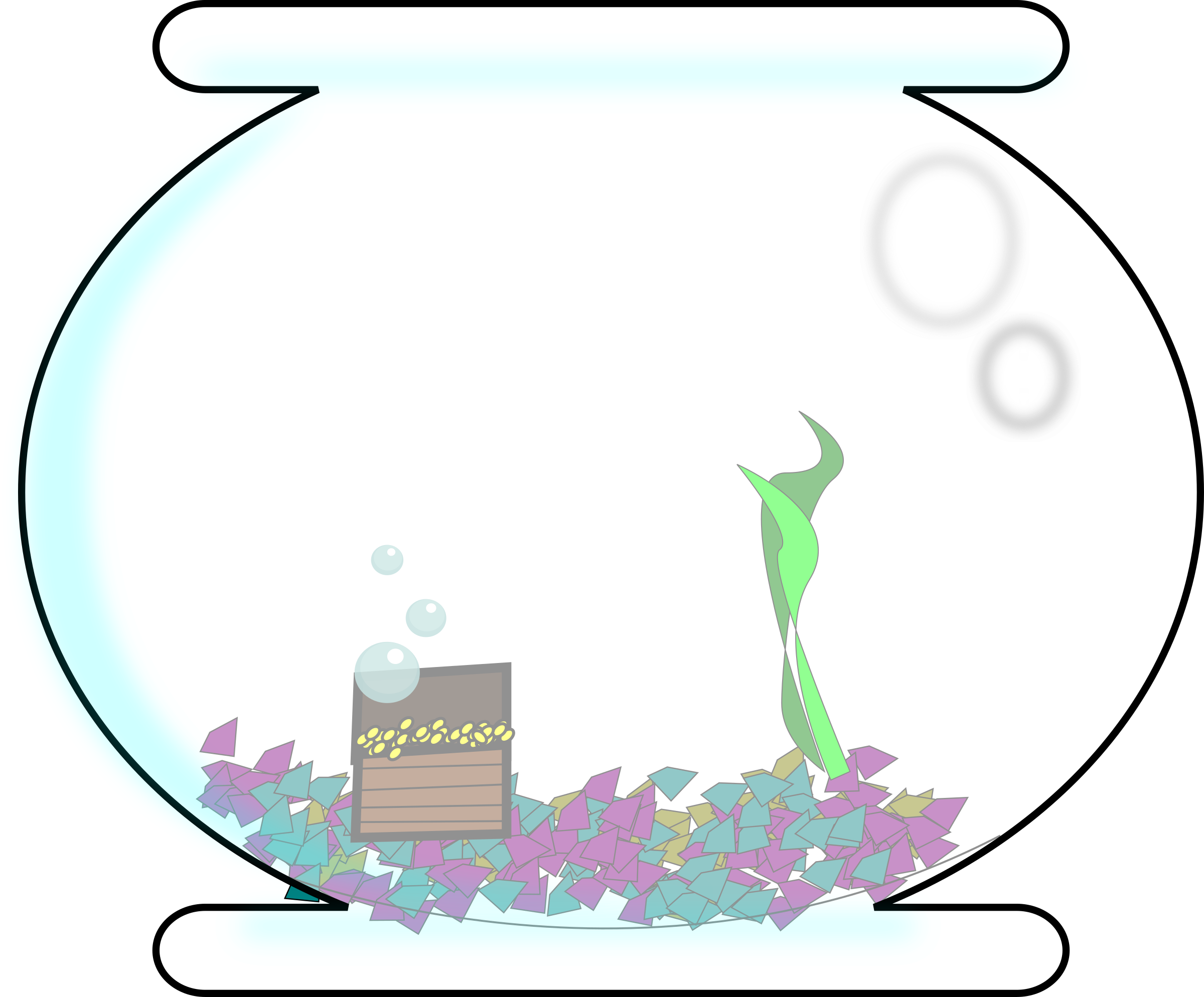 fishbowl clipart transparent