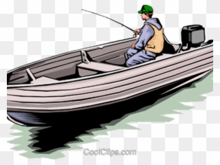 fisherman clipart boat front
