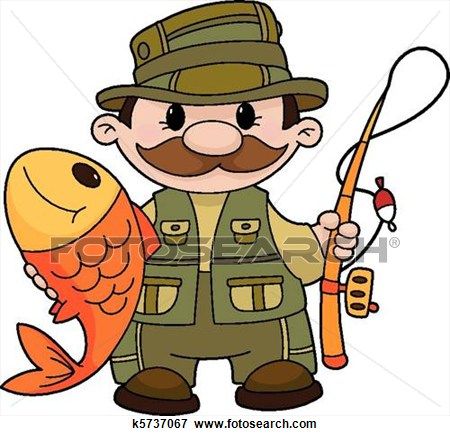 fishing clipart fisherman