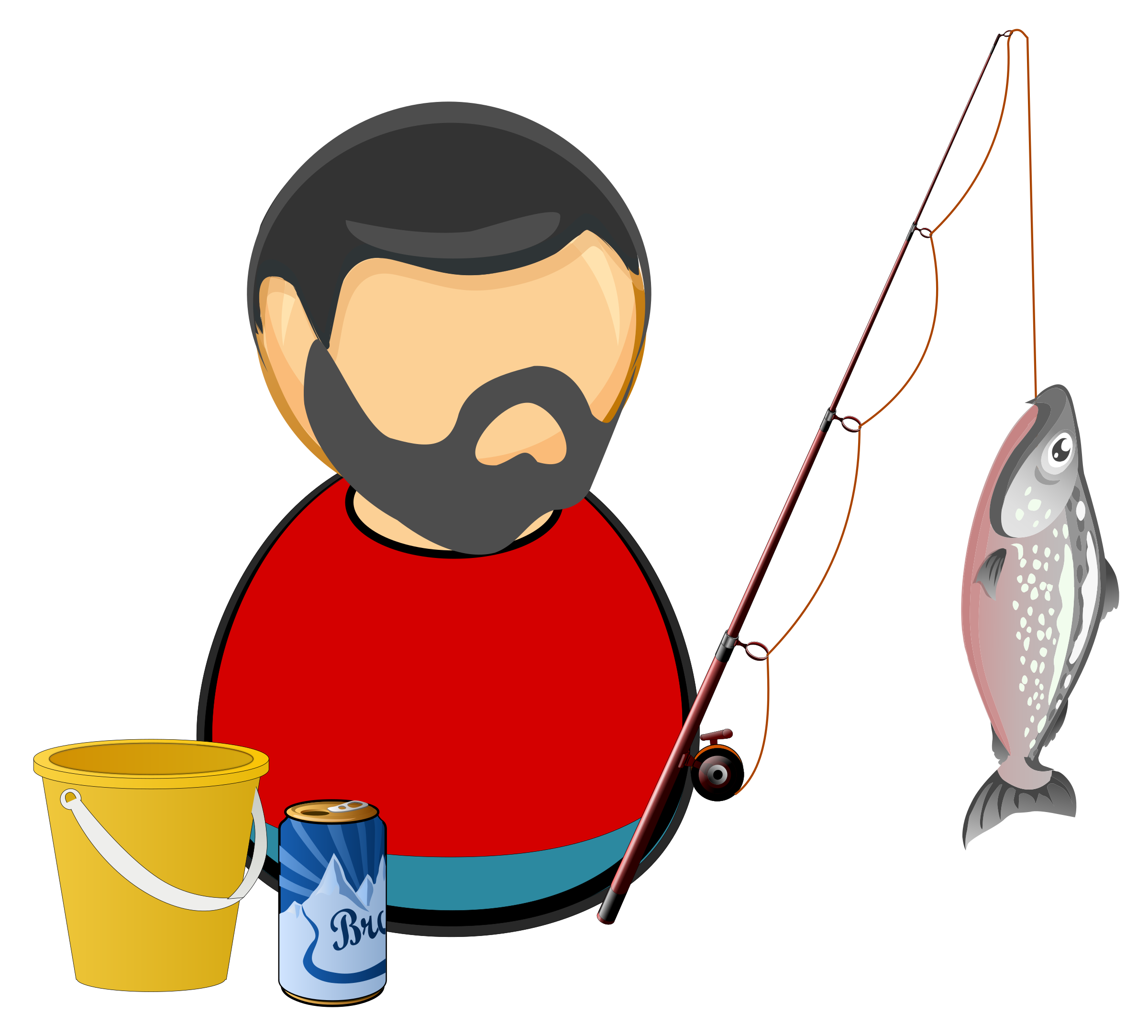 net clipart fisherman