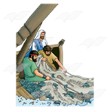 Fisherman clipart disciple fishing. Jesus disciples from a