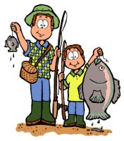 fisherman clipart father and son