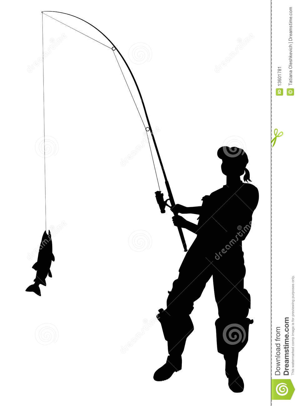 fisherman clipart fisherwoman