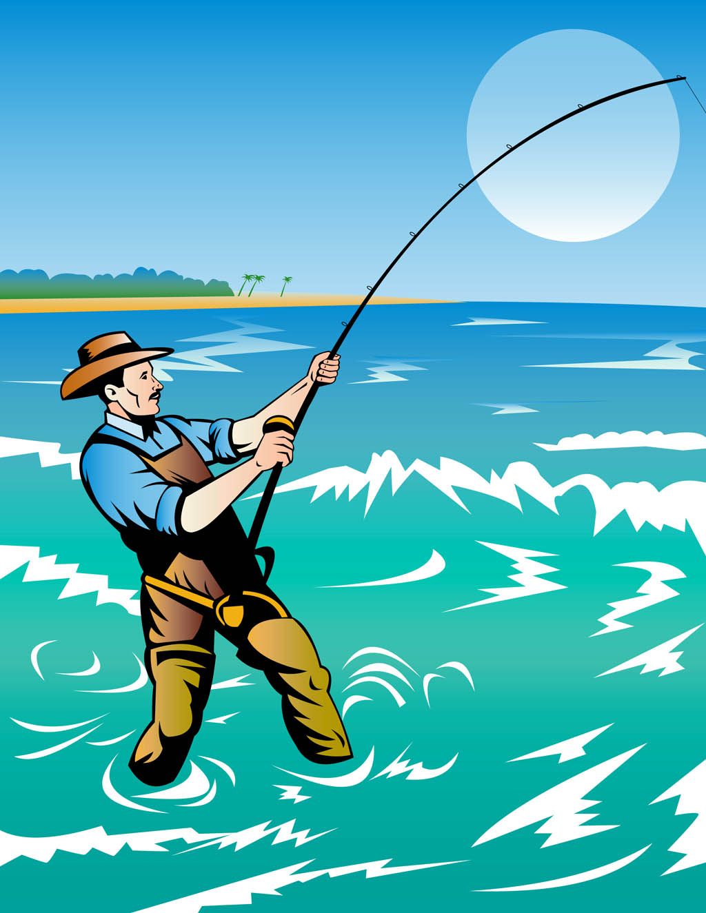 fisherman clipart fishing game