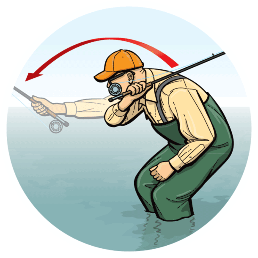 fisherman clipart fishing hole