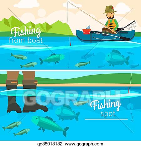 fisherman clipart fishing lake