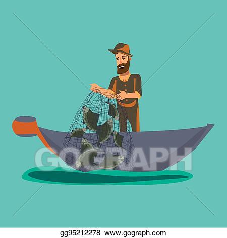 fisherman clipart fishman