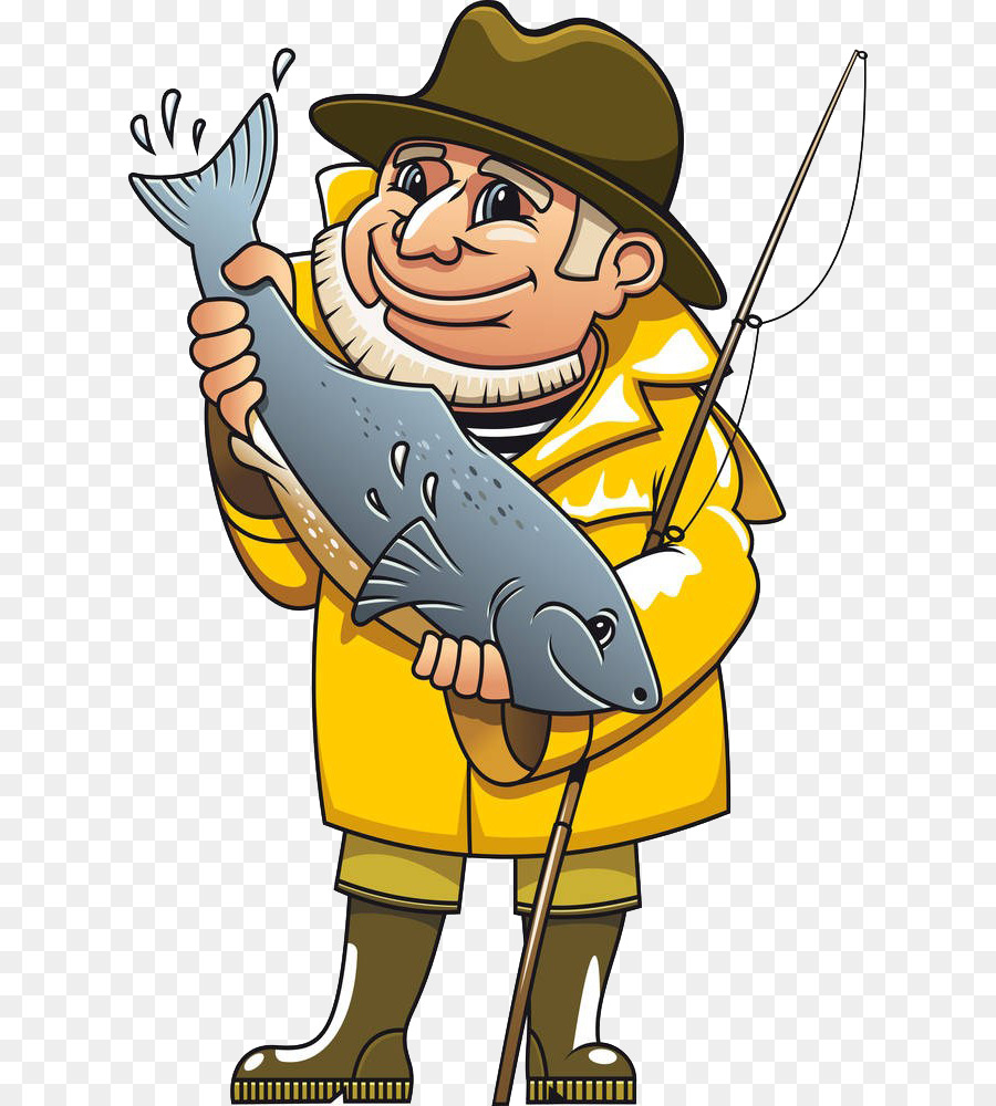 Fisherman clipart old fisherman. Download free png royalty