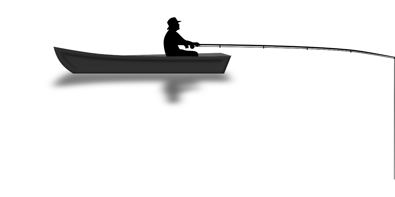 fisherman clipart row boat