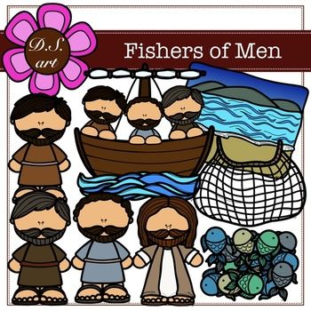 fisherman clipart story jesus