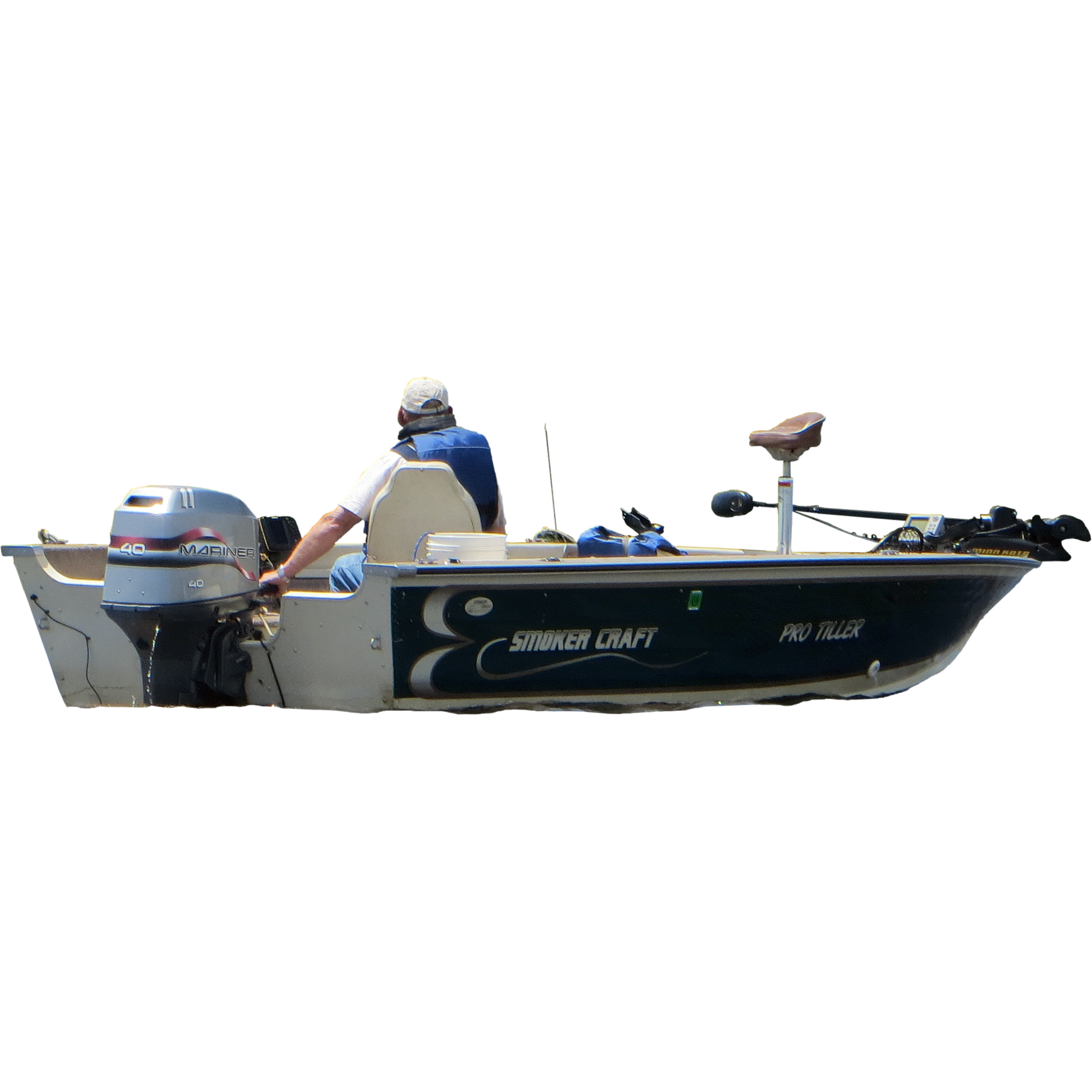 Fisherman clipart watercraft. On a boat photo
