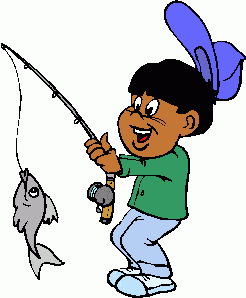 fisherman clipart cute cartoon
