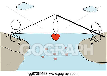 fishing clipart couple