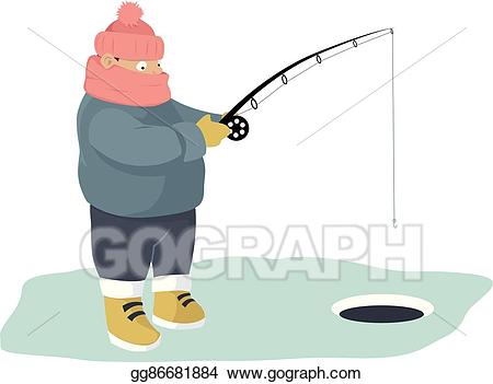fishing clipart ice fishing