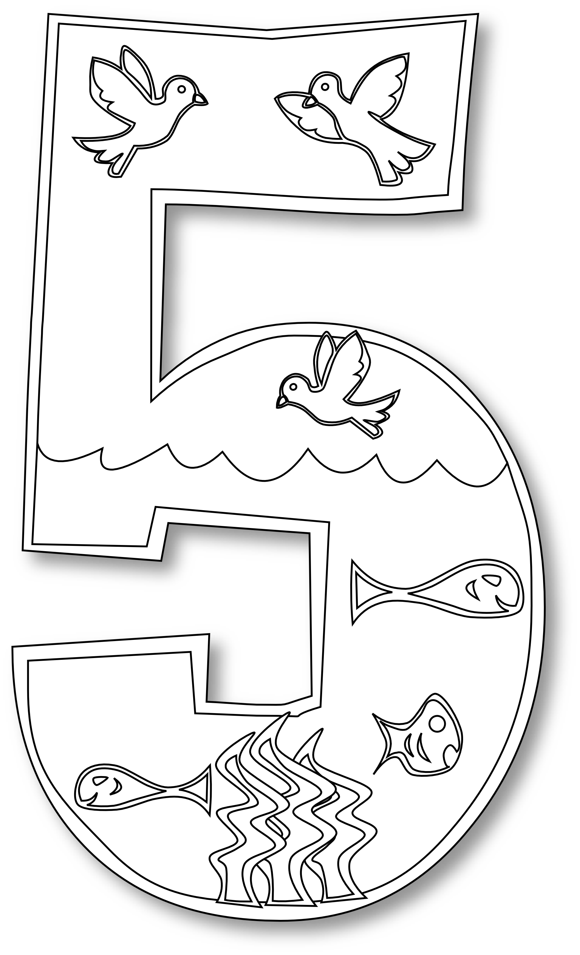 kite clipart colouring page