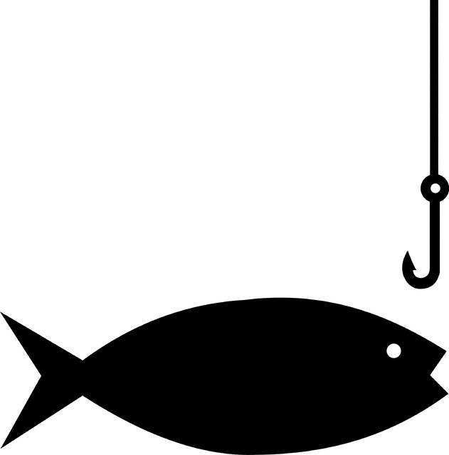 fishing clipart silhouette