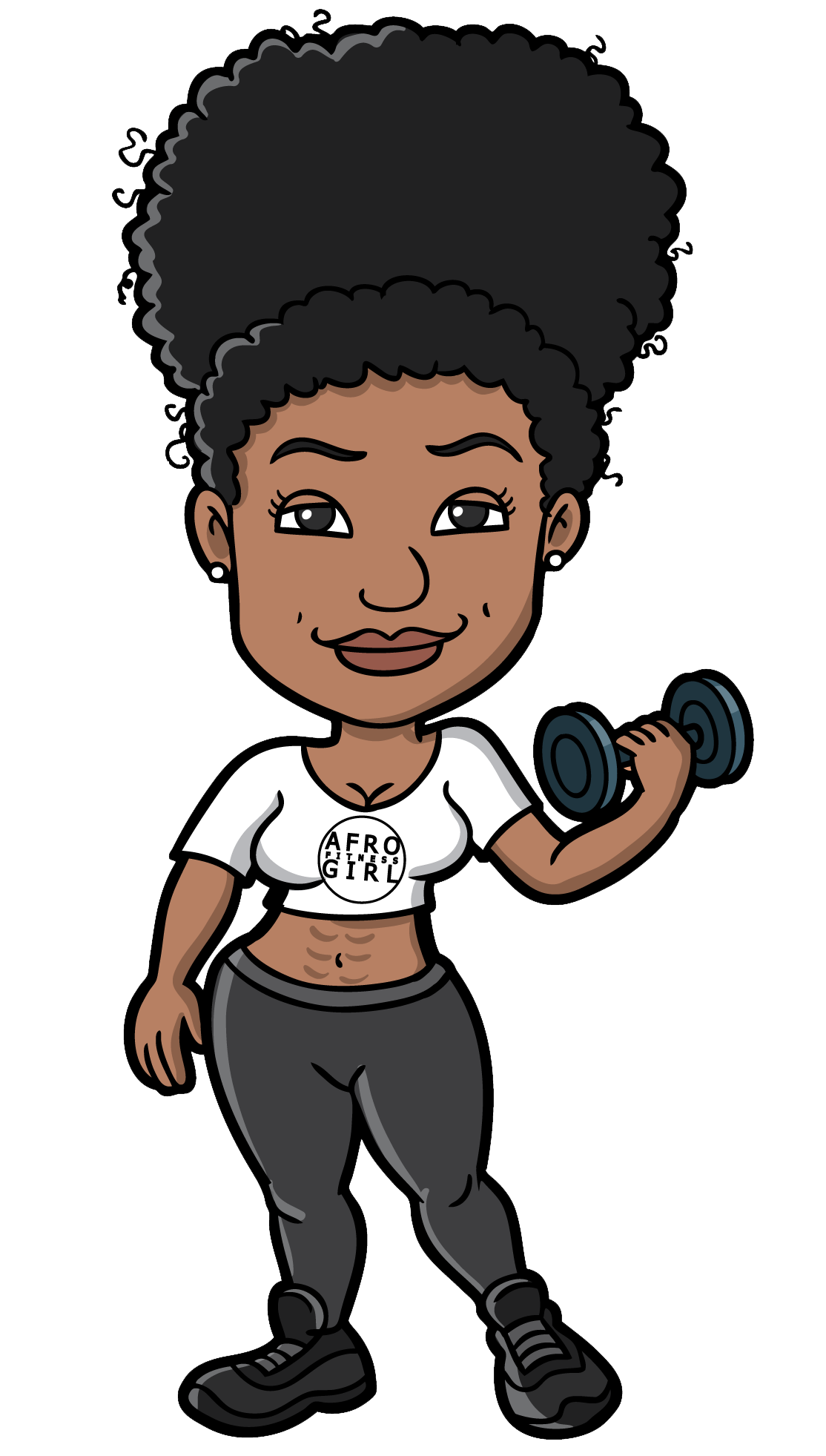 fist clipart afro pick