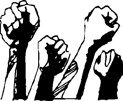 fist clipart air drawing