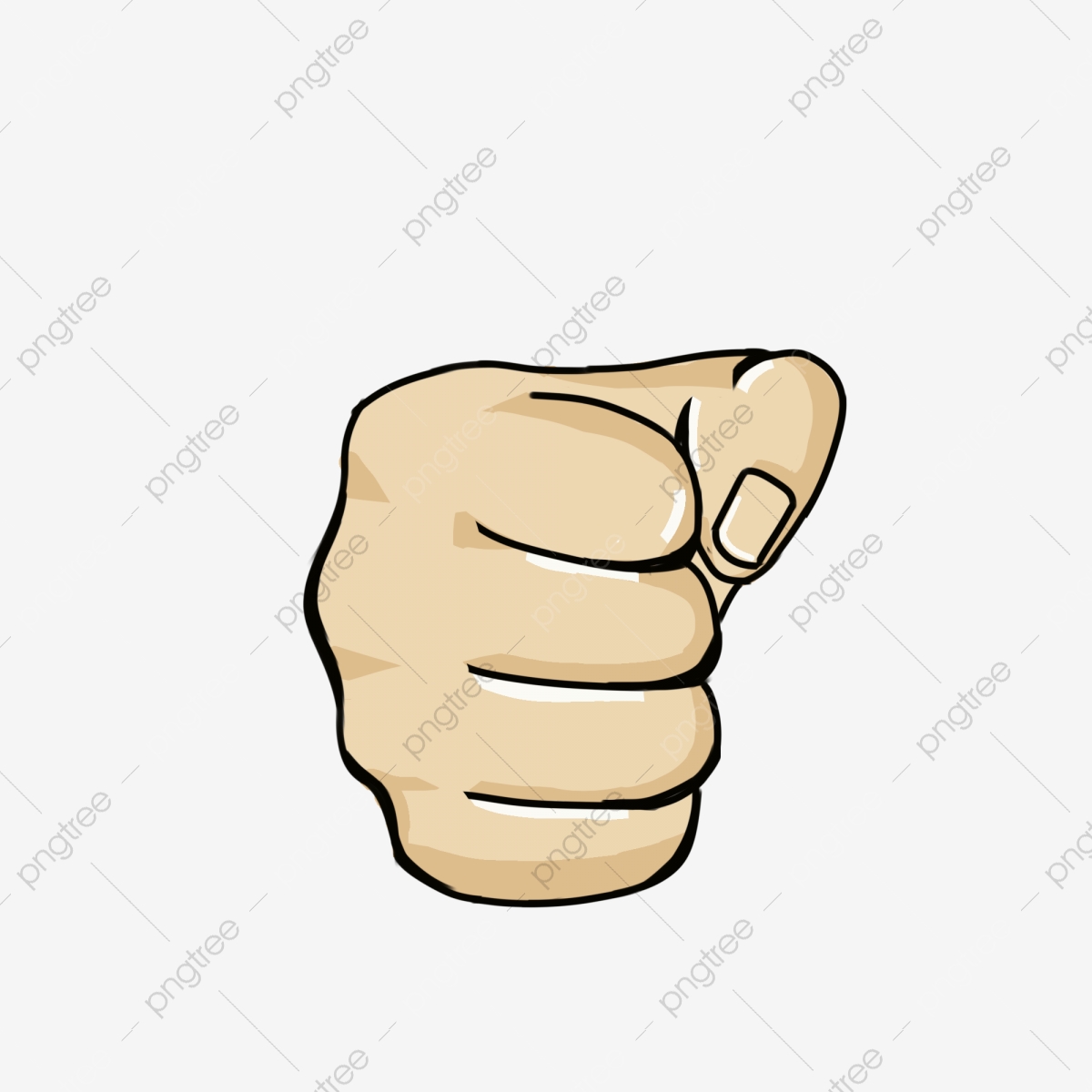 Fist clipart cartoon. Flat clenched original png