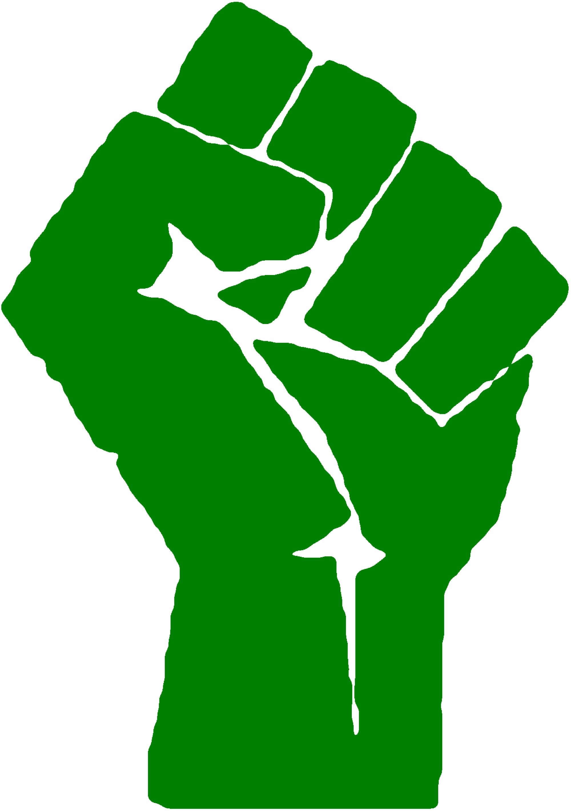 File svg wikimedia commons. Fist clipart green