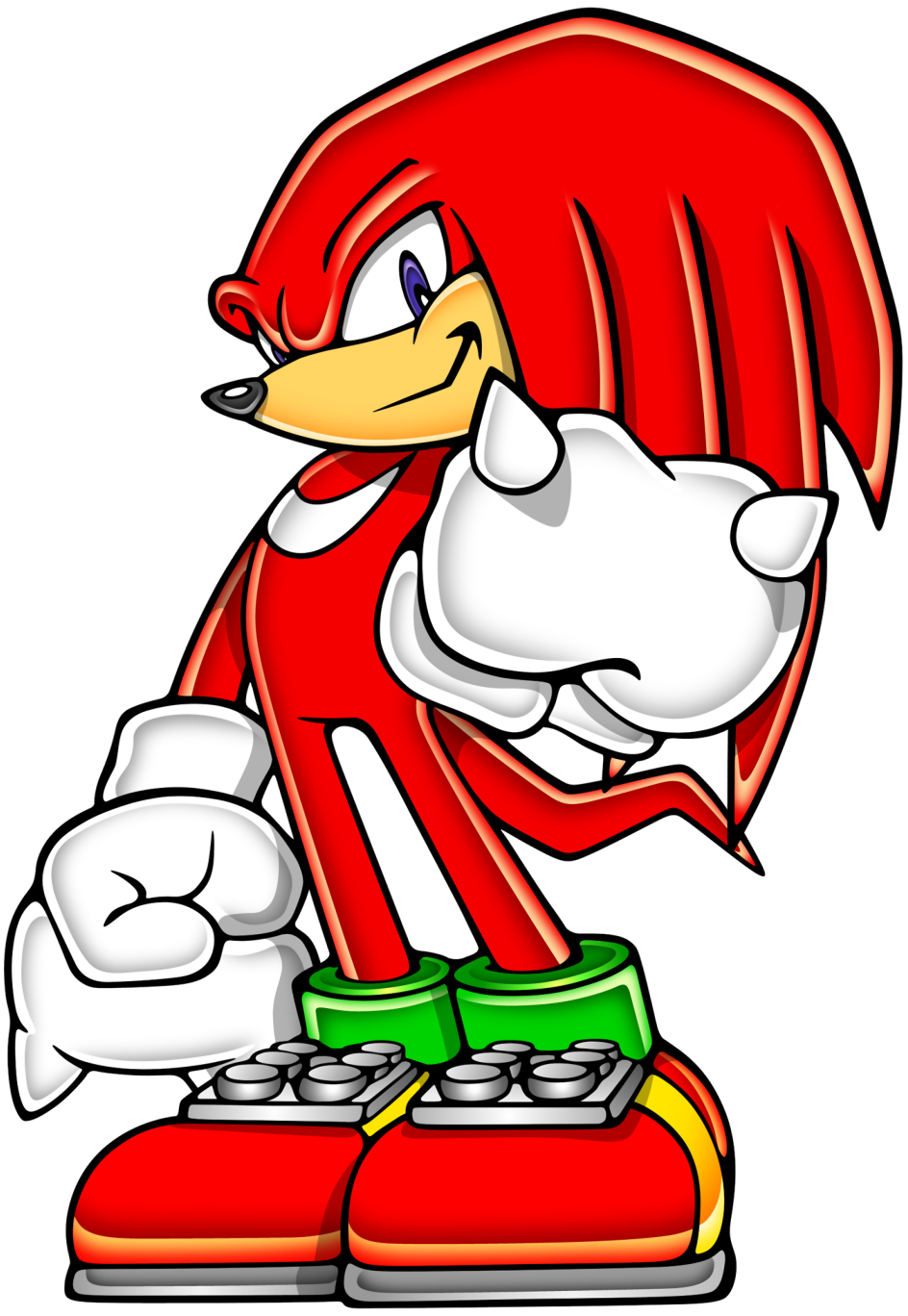 Knuckles gallery official art. Pointing clipart knuckle