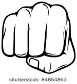 fist clipart simple