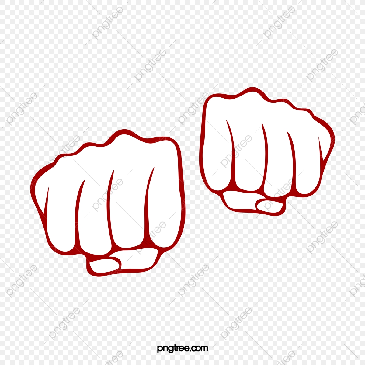 fist clipart two