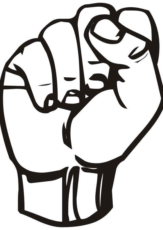 Collection of free dissenting. Fist vector png