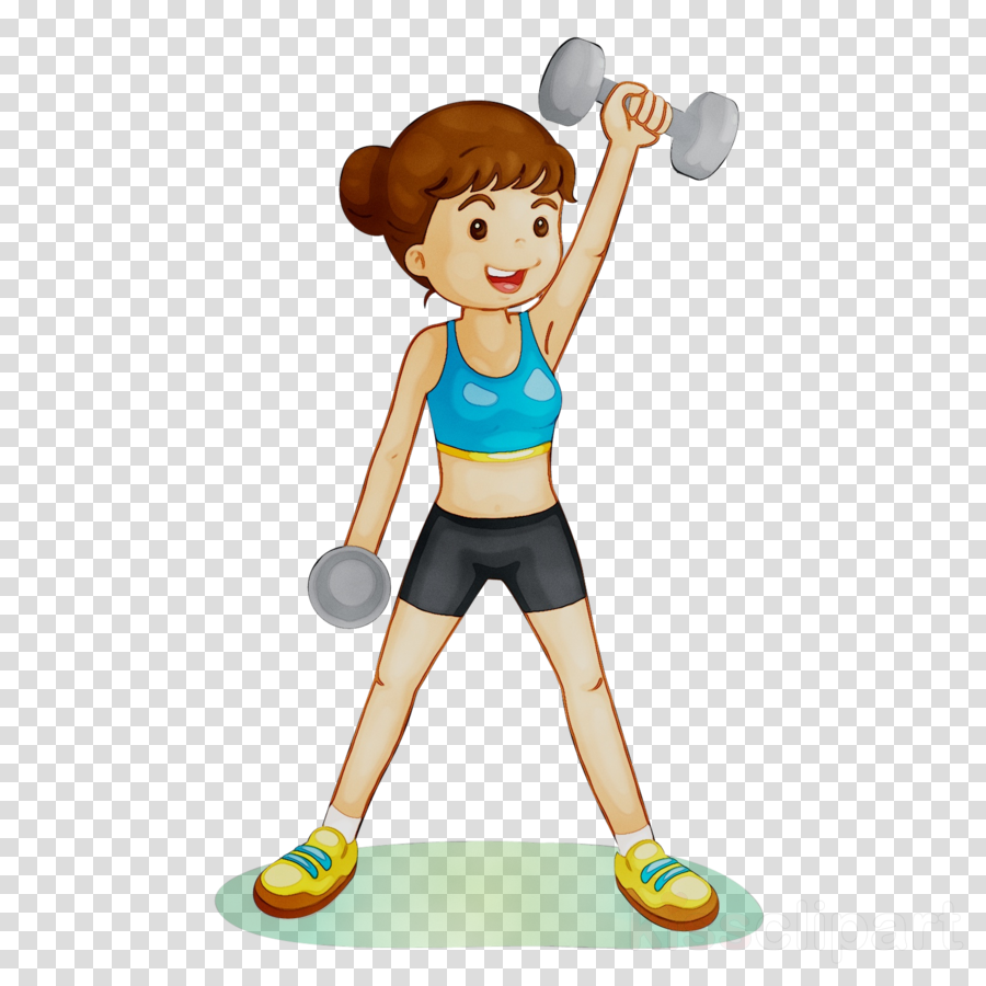 Cartoon . Fitness clipart balance exercise