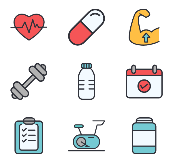fitness clipart components