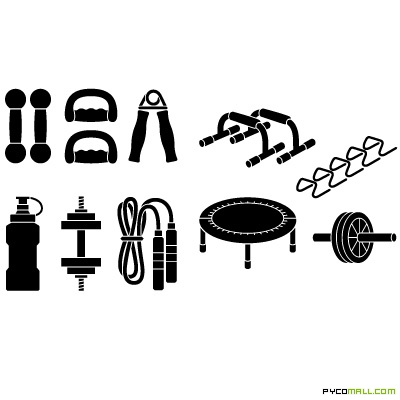 Home equipment store in. Fitness clipart gym accessory