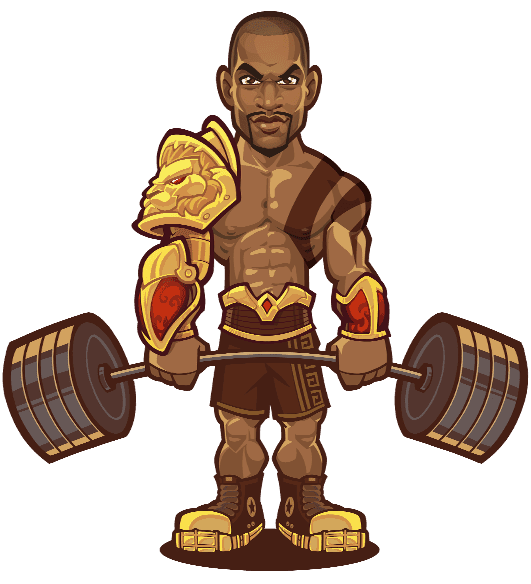 fitness clipart male