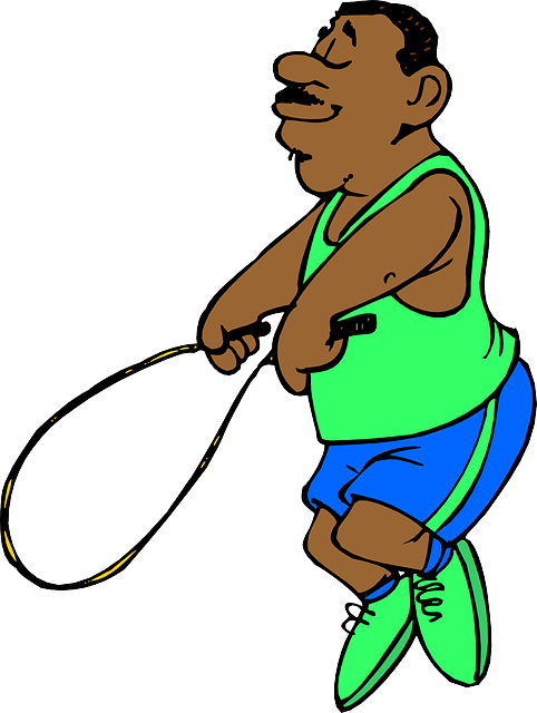 Fitness clipart physical activity. Jumping rope slimming tea