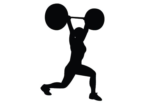 Free sports vector graphics. Fitness clipart silhouette