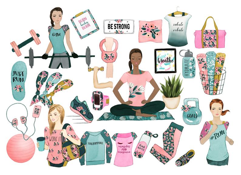 fitness clipart spring