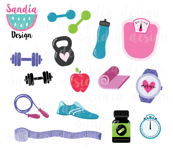 fitness clipart tools
