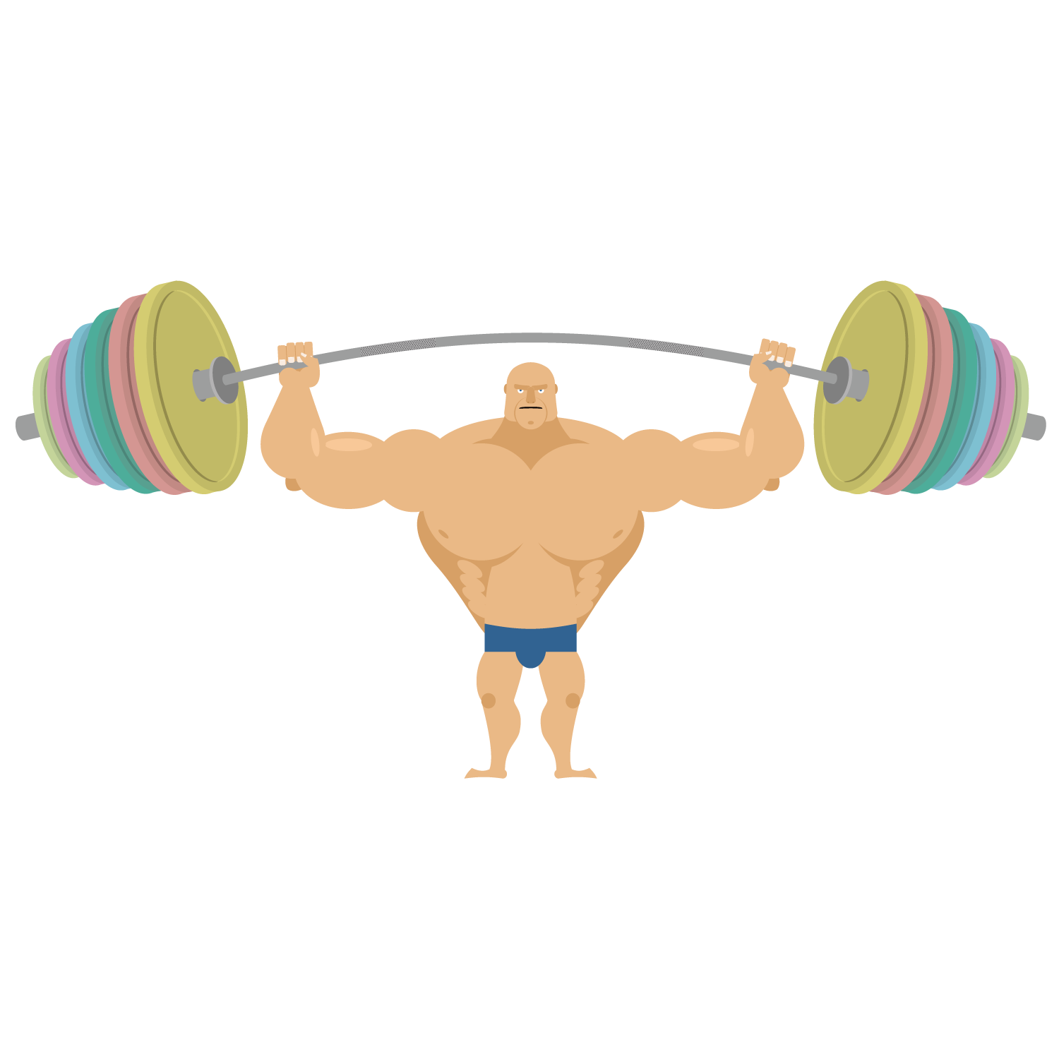 Barbell saint patricks day. Muscles clipart weightlifting